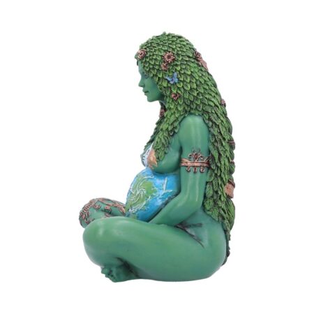 Small ethereal mother earth gaia art statue painted figurine
