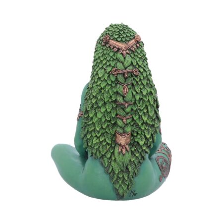 Small ethereal mother earth gaia art statue painted figurine