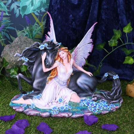 Spirit Bond Purple Pink Unicorn Fairy Companion Figurine: 1 - Figures & Collectables By Gift Moments