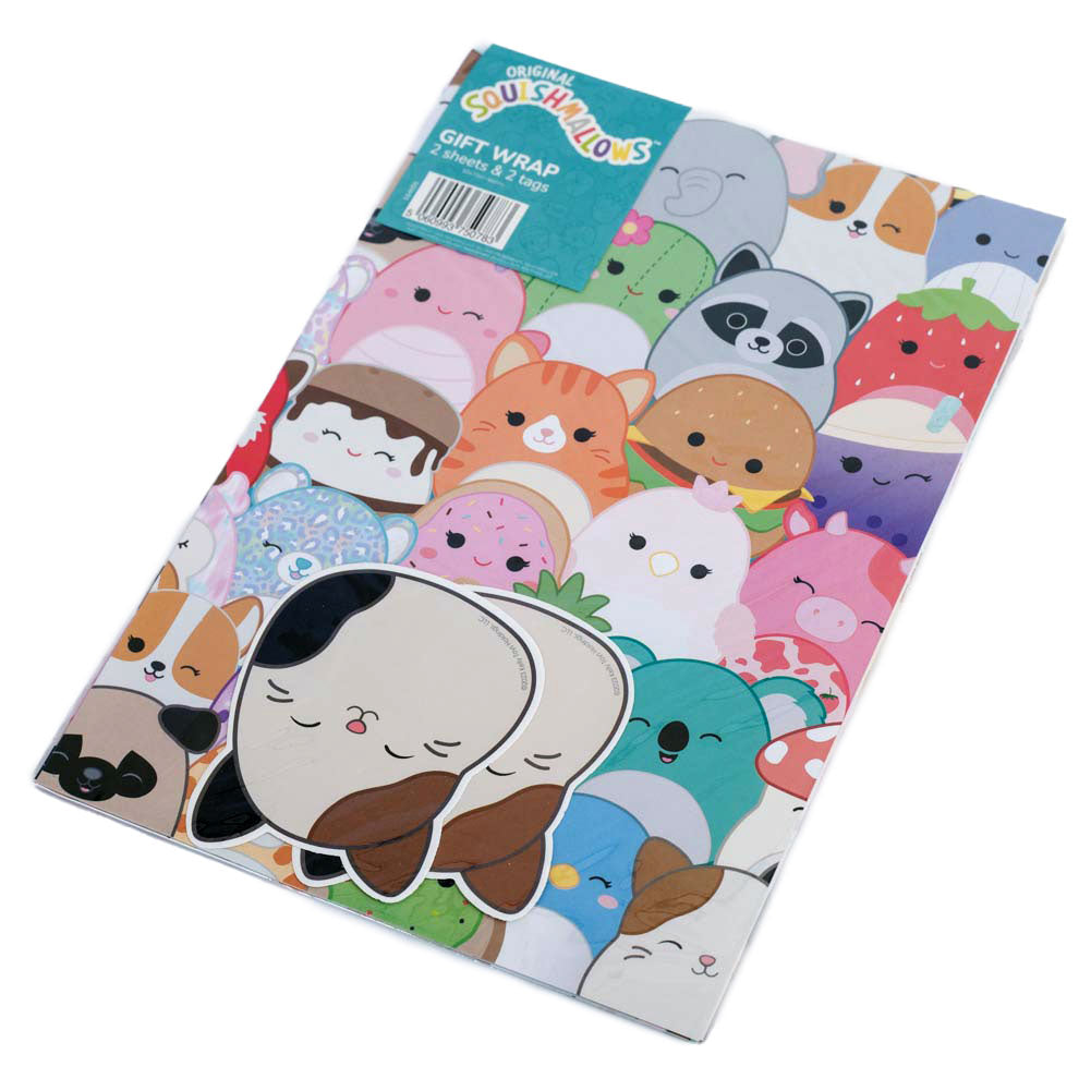 Squishmallows Gift Wrap: 5 - Gift Wrap & Bags By Squishmallows