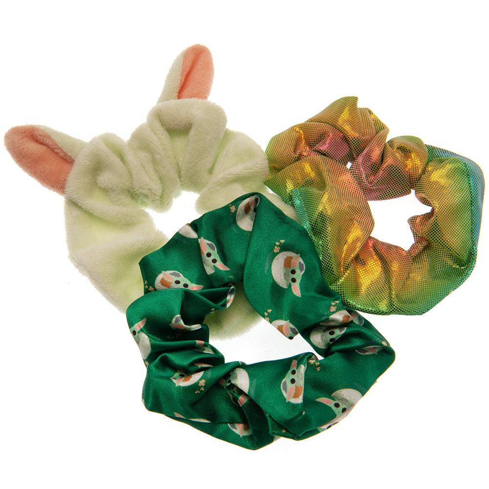 Mandalorian Grogu 3pk Scrunchie Set: 1 - Accessories By Star Wars: The Mandalorian