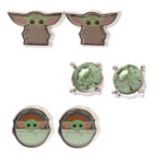 Star wars mandalorian fashion jewellery earrings