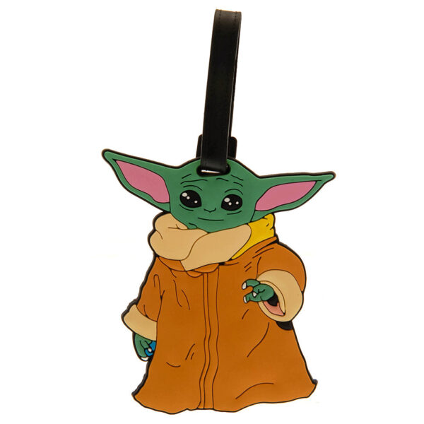 Mandalorian Grogu PVC Luggage Tags: 2 - Travel By Star Wars: The Mandalorian