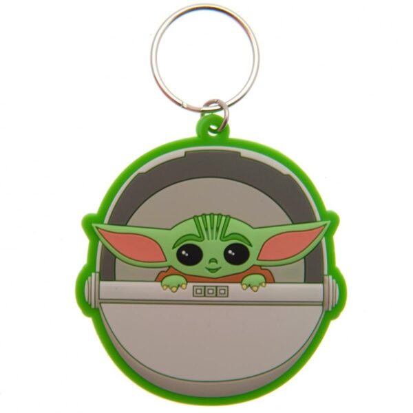 Star Wars: The Mandalorian Grogu PVC Keyring: 1 - Keyrings By Star Wars: The Mandalorian