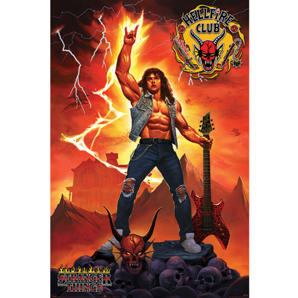 Stranger Things 4 Poster Hellfire Club 195: 1 - Posters By Stranger Things