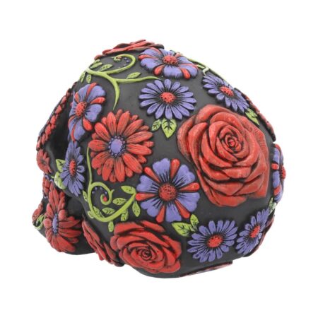 Sugar Blooms Skull Ornament 18cm: 5 - Figurines Medium (15-29cm) By NN Designs