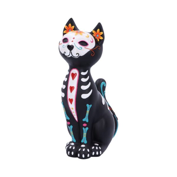 Sugar Puss Figurine Day of the Dead Cat Ornament: 2 - Figurines Medium (15-29cm) By Gift Moments