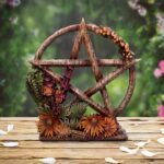 Summer Floral Decorative Pentagram Ornament: 1 - Figures & Collectables By NN Designs