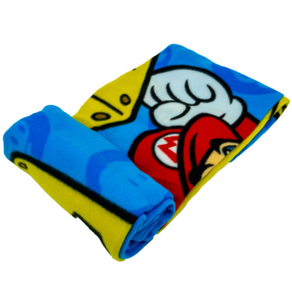 Super Mario Fleece Blanket 140cm x 100cm: 1 - Blankets By Super Mario