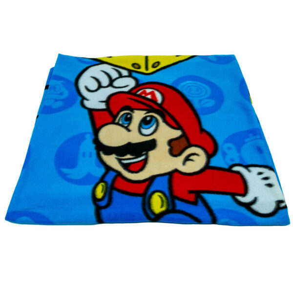 Super Mario Fleece Blanket 140cm x 100cm: 2 - Blankets By Super Mario