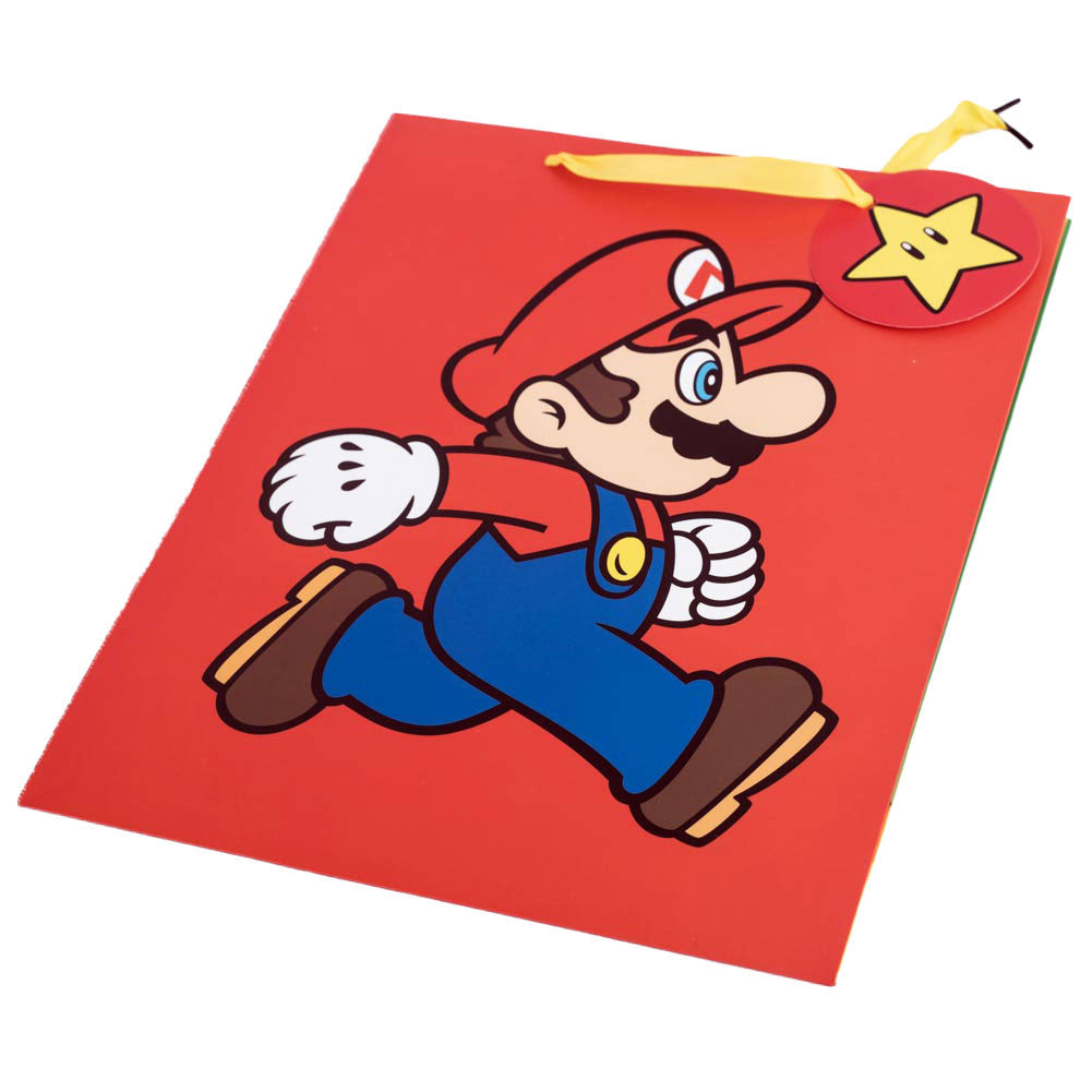 Super Mario Medium Gift Bag: 3 - Gift Wrap & Bags By Super Mario