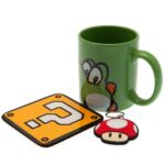 Super Mario Mug & Coaster Set Yoshi: 1 - Gift Sets By Super Mario