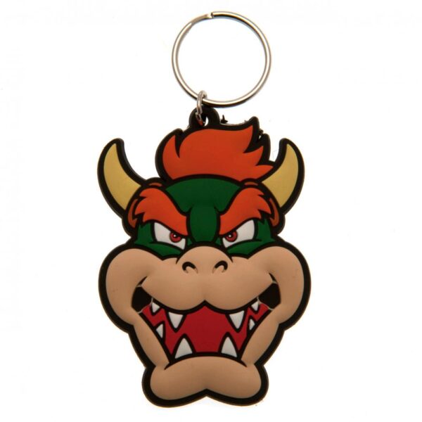 Super Mario Bowser PVC Keyring: 1 - Keyrings By Super Mario