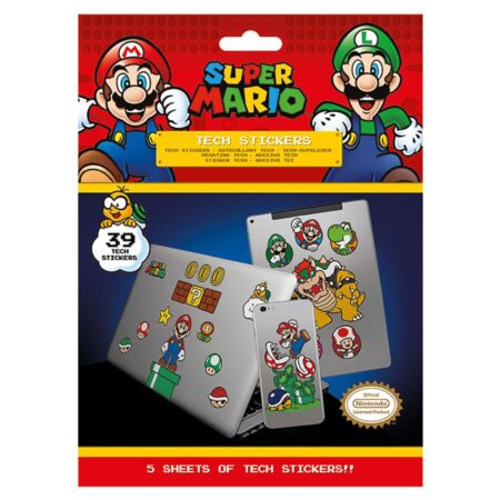 Super Mario Tech Stickers: 5 - Stickers By Super Mario