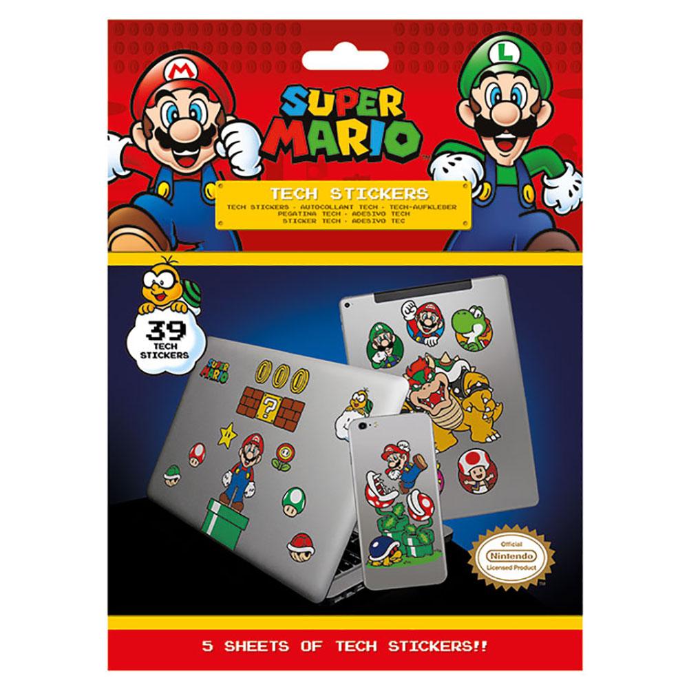 Super Mario Tech Stickers: 5 - Stickers By Super Mario