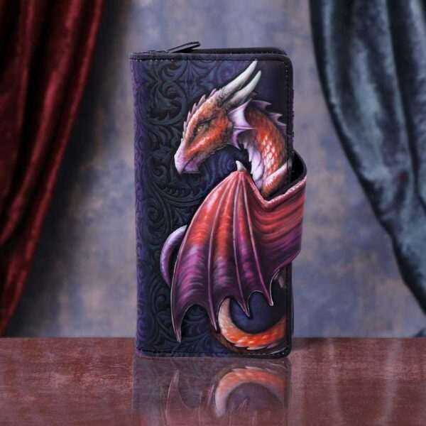 Take Flight Flying Gold Dragon Embossed Purse: 1 - Purses By NN Designs