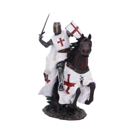 Take to Your Steed Medieval Templar Knight Figurine: 3 - Figurines Medium (15-29cm) By NN Designs