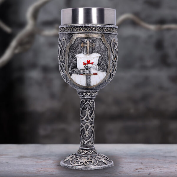 Templars Medieval Knight Goblet 19cm: 1 - Goblets & Chalices By Gift Moments
