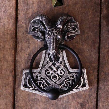 Thors hammer door knocker 15 9cm