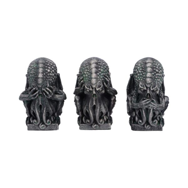 Three Wise Cthulhu Figurines 7.6cm: 2 - Figures & Collectables By Gift Moments