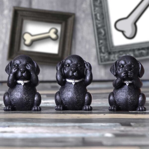Three Wise Labradors 8.5cm: 1 - Figures & Collectables By NN Designs