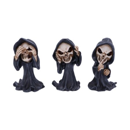 Three Wise Reapers 11cm See No Hear No Speak No Evil Cartoon Grim Reapers: 2 - Figures & Collectables By Gift Moments
