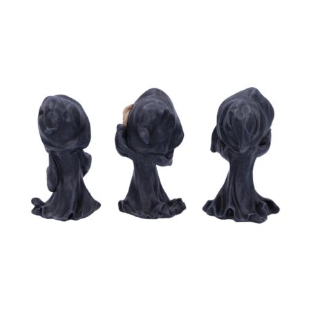 Three Wise Reapers 11cm See No Hear No Speak No Evil Cartoon Grim Reapers: 4 - Figures & Collectables By Gift Moments