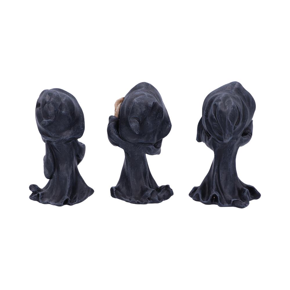 Three Wise Reapers 11cm See No Hear No Speak No Evil Cartoon Grim Reapers: 4 - Figures & Collectables By Gift Moments