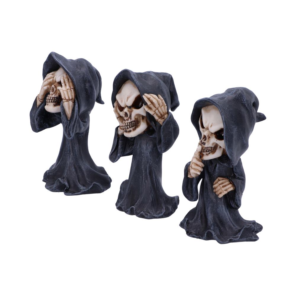 Three Wise Reapers 11cm See No Hear No Speak No Evil Cartoon Grim Reapers: 3 - Figures & Collectables By Gift Moments