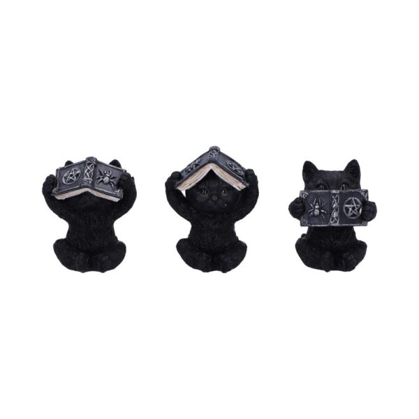 Three Wise Witchy Black Spell Cats 8.5cm: 2 - Figures & Collectables By Gift Moments