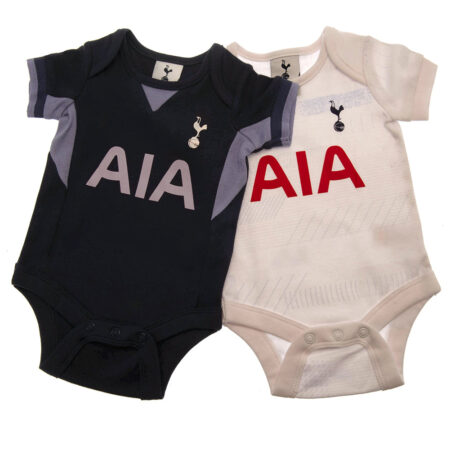 Tottenham Hotspur FC 2 Pack Bodysuit 9/12 mths GD: 1 - Baby Clothing By Tottenham Hotspur