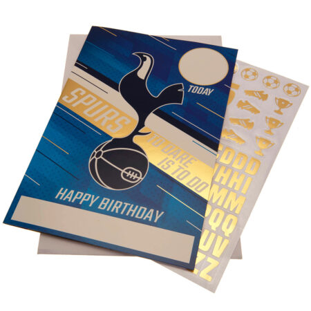 Tottenham Hotspur FC Birthday Card With Stickers: 1 - Greeting Cards By Tottenham Hotspur