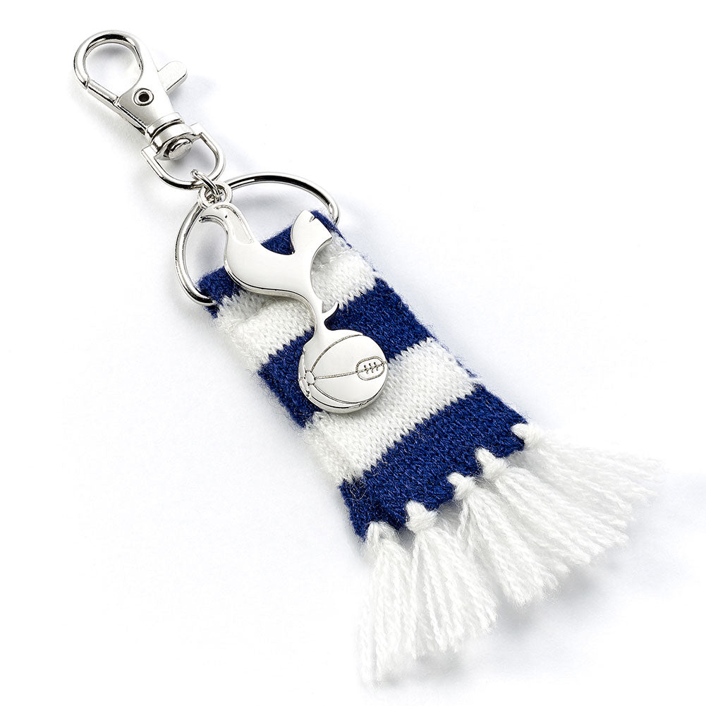 Tottenham Hotspur FC Blue Bar Scarf Bag Charm: 1 - Keyrings By Tottenham Hotspur