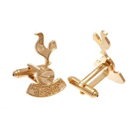 Tottenham Hotspur FC Gold Plated Cufflinks: 2 - Cufflinks & Tie Slides By Tottenham Hotspur