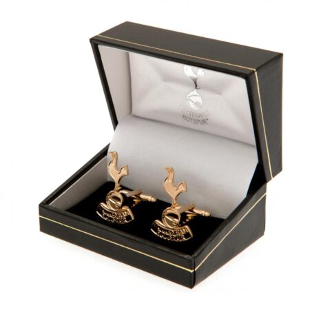 Tottenham Hotspur FC Gold Plated Cufflinks: 1 - Cufflinks & Tie Slides By Tottenham Hotspur
