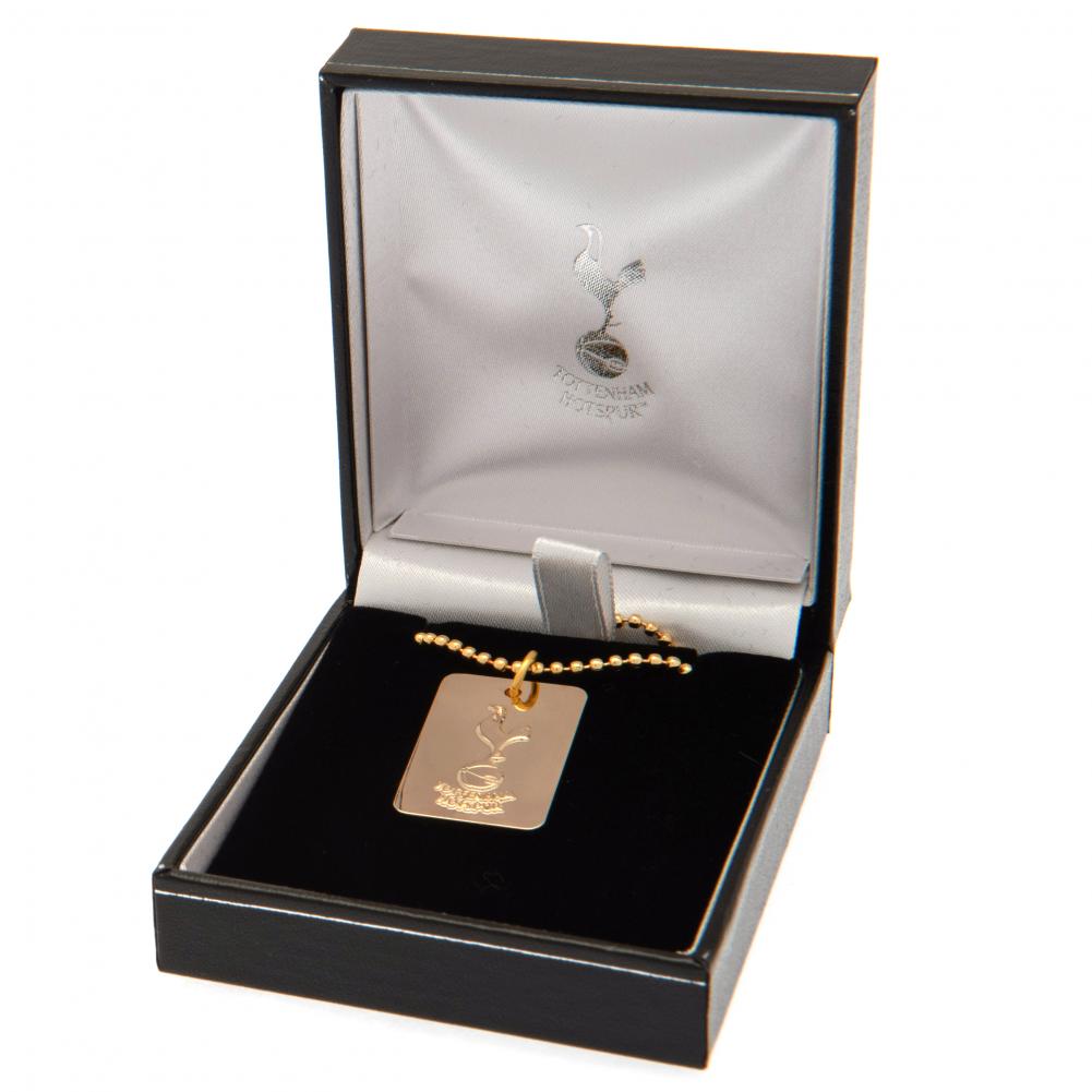 Tottenham Hotspur FC Gold Plated Dog Tag & Chain: 1 - Jewellery By Tottenham Hotspur
