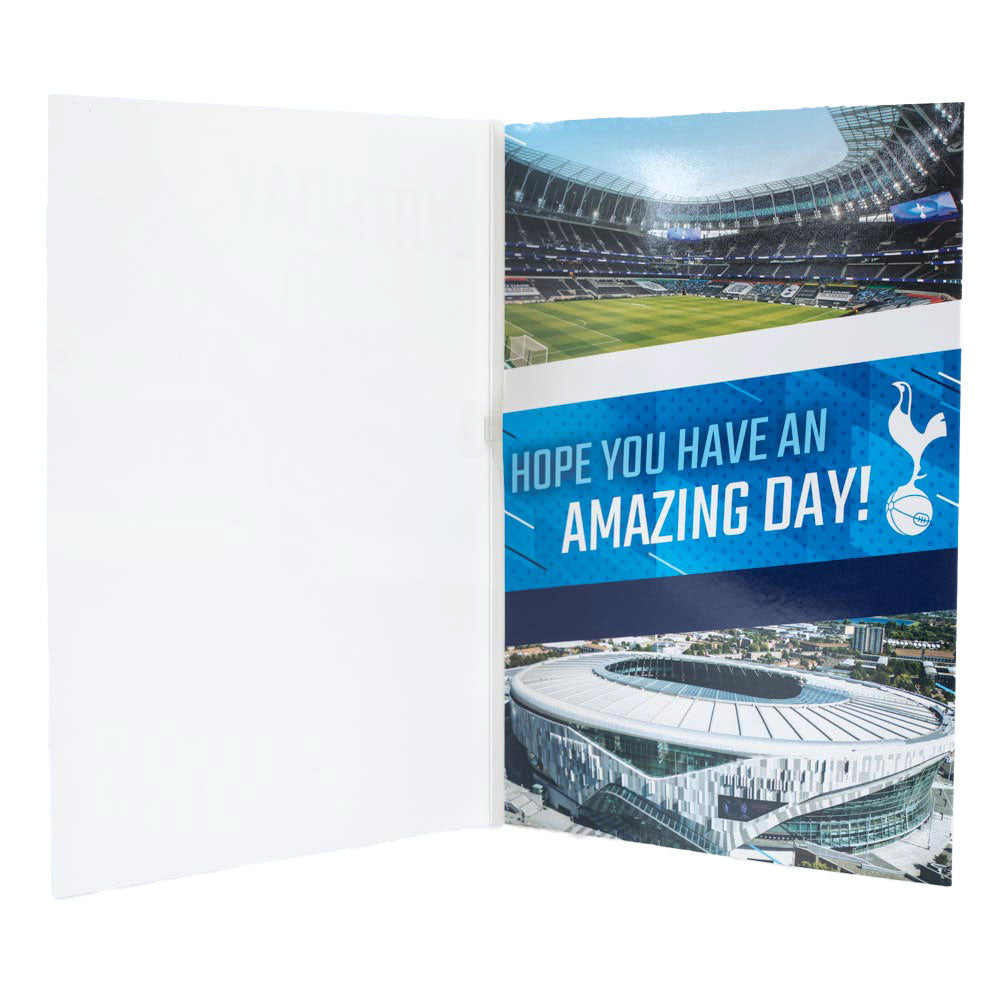 Tottenham hotspur fc musical birthday card