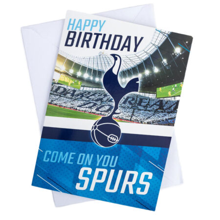 Tottenham hotspur fc musical birthday card