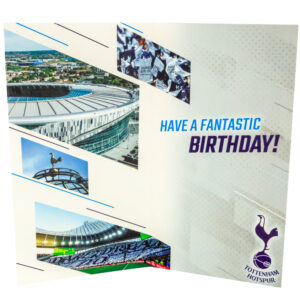 Tottenham Hotspur FC Personalised Birthday Card: 3 - Greeting Cards By Tottenham Hotspur