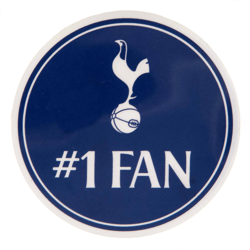 Tottenham Hotspur FC No.1 Fan Car Sticker: 1 - Car Accessories By Tottenham Hotspur