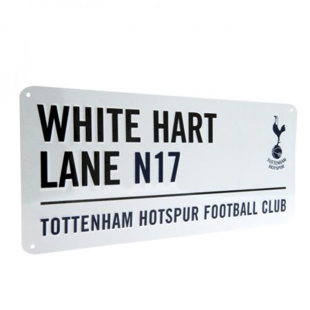 Tottenham Hotspur FC White Street Sign: 2 - Signs & Plaques By Tottenham Hotspur