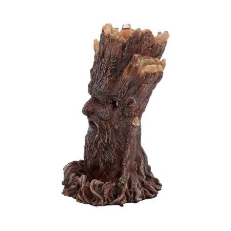 Tree spirit green man backflow incense burner tower 19cm