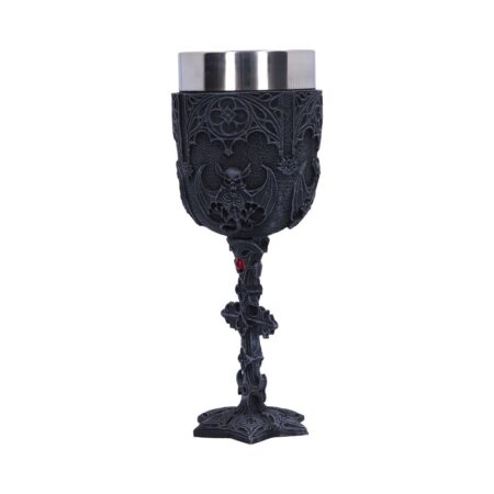 Vampires Goblet Gothic Horror Bat Wine Glass: 3 - Goblets & Chalices By Gift Moments