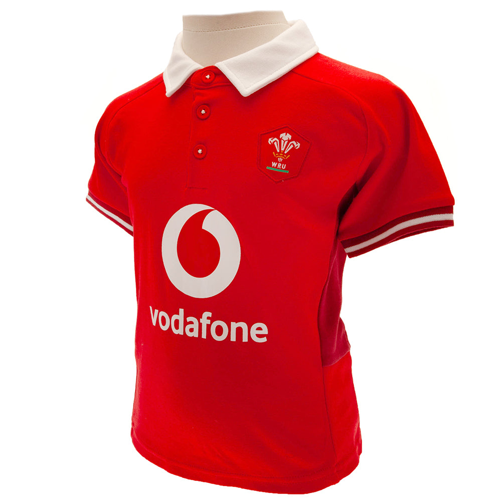 Wales RU Shirt & Short Set 9/12 mths SP: 2 - Baby Clothing By Gift Moments
