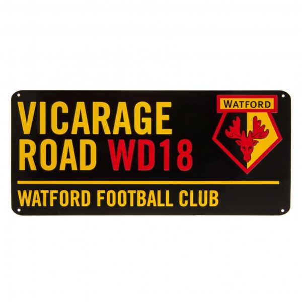 Watford FC Colour Street Sign: 1 - Signs & Plaques By Watford