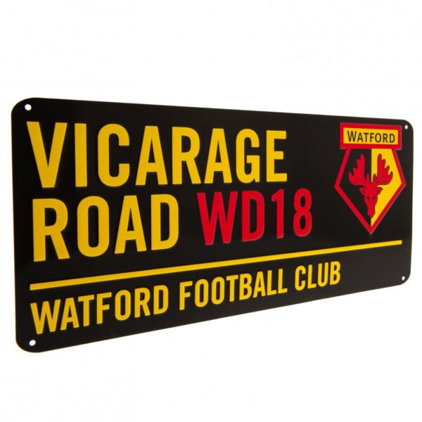 Watford FC Colour Street Sign: 2 - Signs & Plaques By Watford