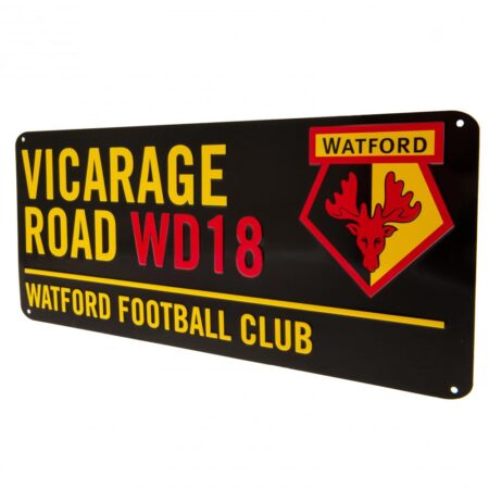 Watford FC Colour Street Sign: 3 - Signs & Plaques By Watford
