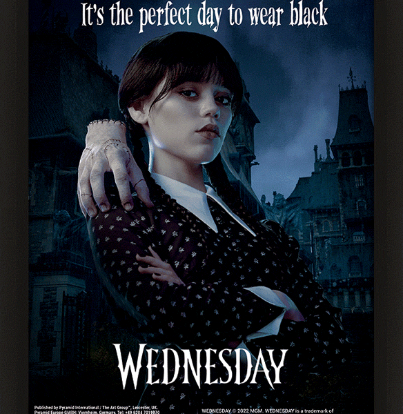 Wednesday 3D Lenticular Framed Picture: 1 - Wall Art By Wednesday