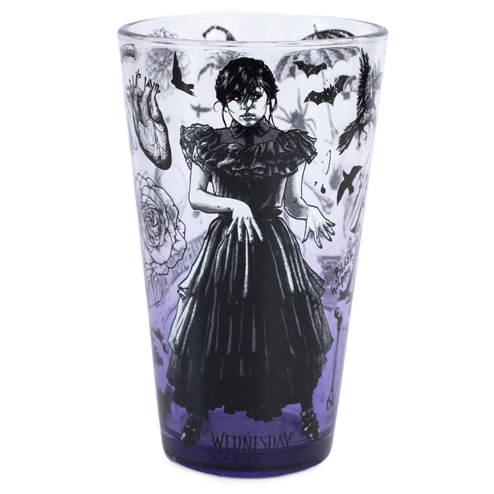 Wednesday Large Glass: 2 - Highball Glasses By Gift Moments