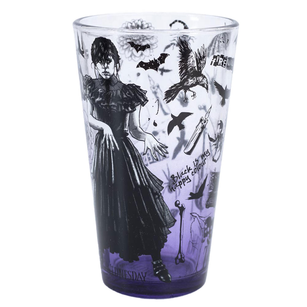 Wednesday Large Glass: 3 - Highball Glasses By Gift Moments